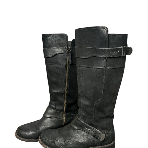 UGG Tall Black Boots Dayle Rider - Picture 5 of 11